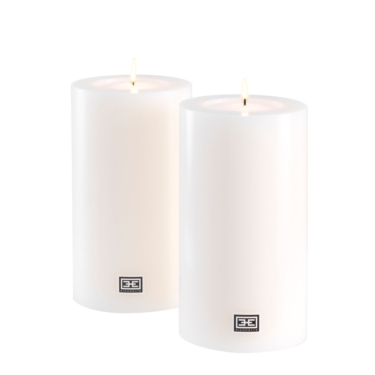Bougie artificielle ø 10 x H. 18 cm lot de 2 | Eichholtz Artificial Candle - vue principale | REMO-HOME
