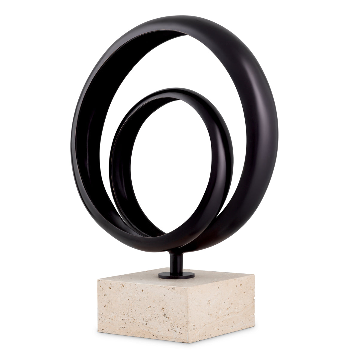 Objet Elena en finition bronze et travertin | Eichholtz Elena - vue principale | REMO-HOME