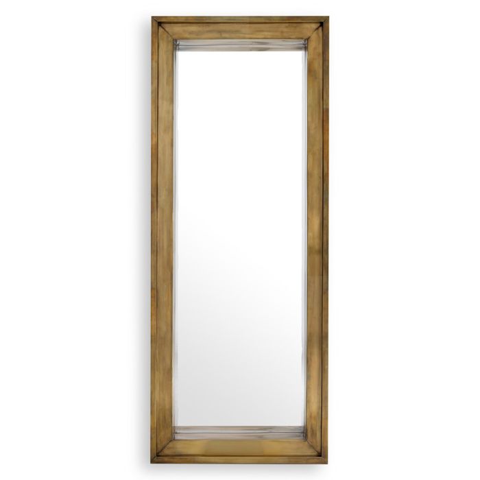 Miroir rectangulaire en laiton vieilli | Eichholtz Magenta L