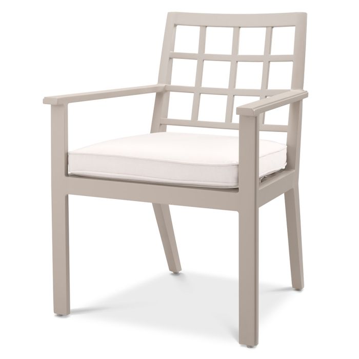 Chaise extérieure en métal sable | Eichholtz Cap-Ferrat