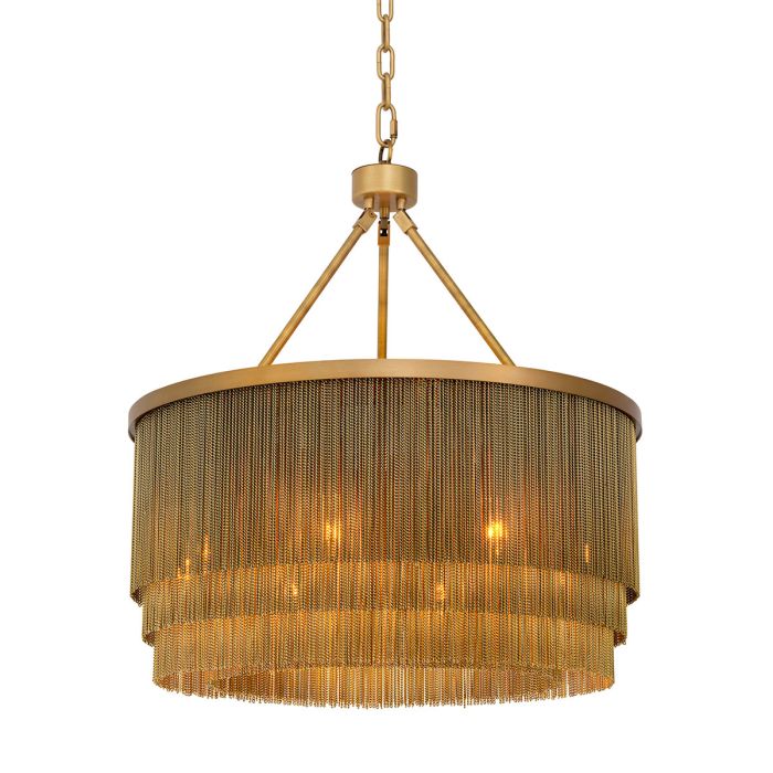 Lustre doré à franges | Eichholtz Tissot S