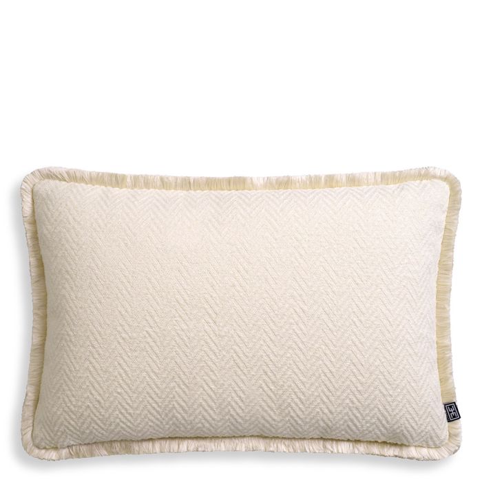 Coussin rectangulaire en tissu crème | Eichholtz Kauai
