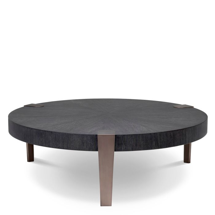 Table basse en chêne anthracite | Eichholtz Oxnard