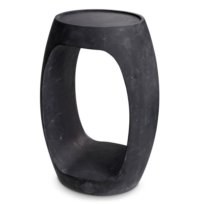 Table d'appoint en marbre noir | Eichholtz Clipper High