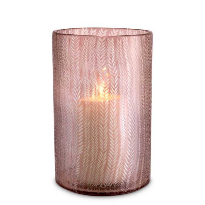 Photophore en verre rose | Eichholtz Spencer S