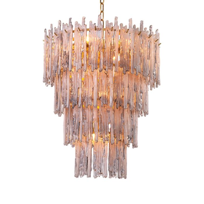Lustre doré en verre fumé | Eichholtz Saint Roch S