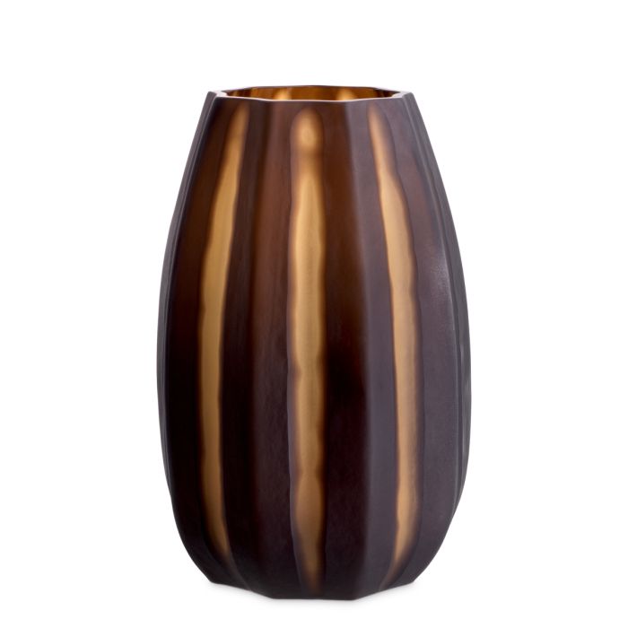 Vase en verre soufflé marron foncé | Eichholtz Tiara S
