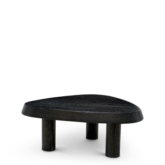 Table basse en bois gris anthracite | Eichholtz Briel S