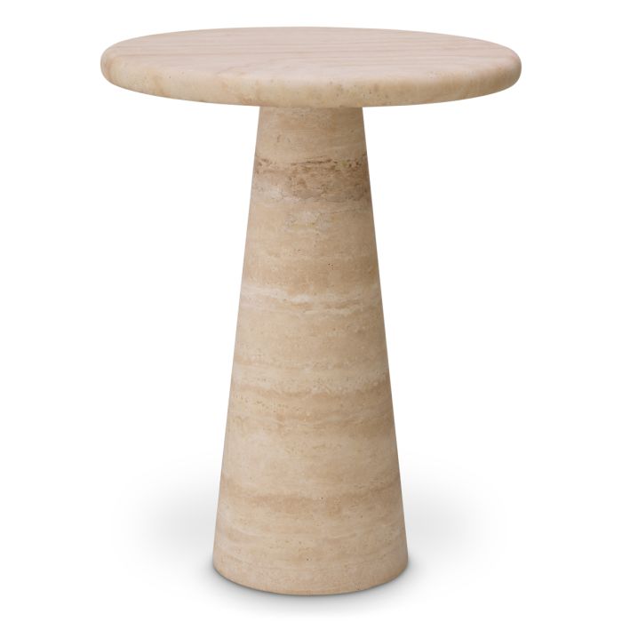 Table d'appoint en travertin | Eichholtz Adriana L