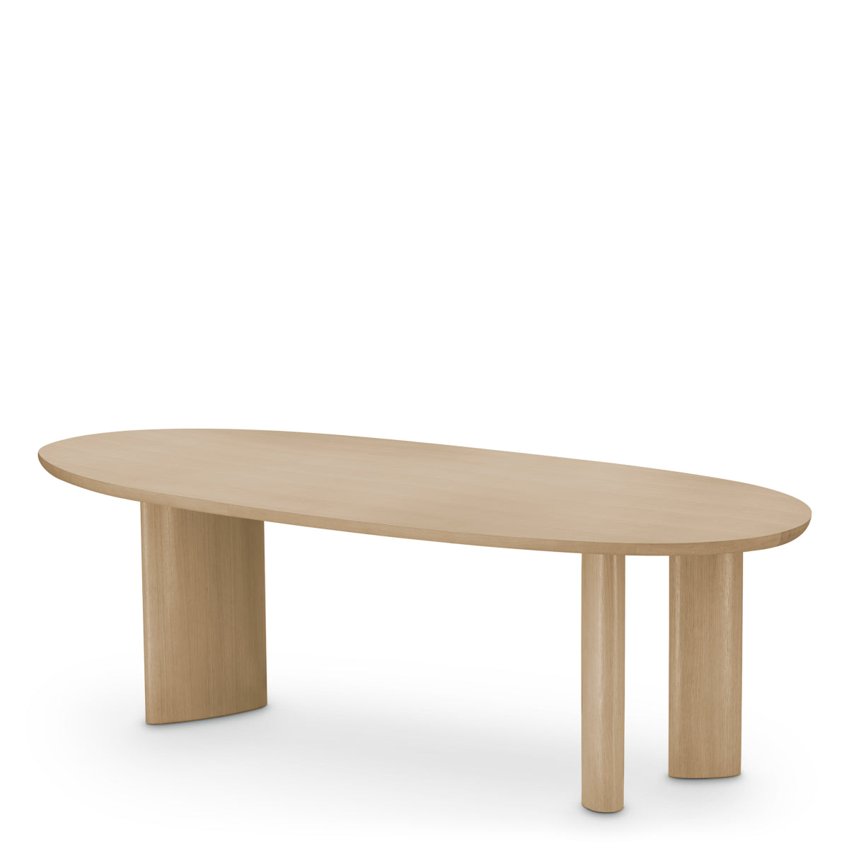 Table de salle à manger en placage chêne naturel | Eichholtz Lindner - vue principale | REMO-HOME
