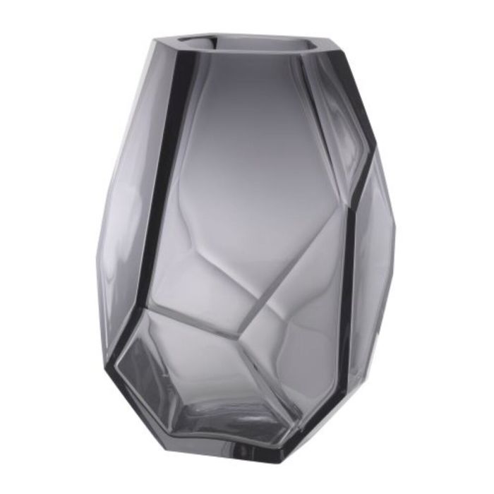 Vase en verre soufflé gris | Eichholtz Martina