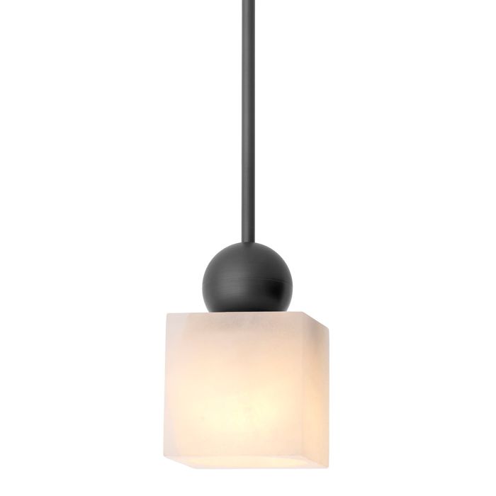 Suspension carrée en bronze et en albâtre | Eichholtz Etruscan