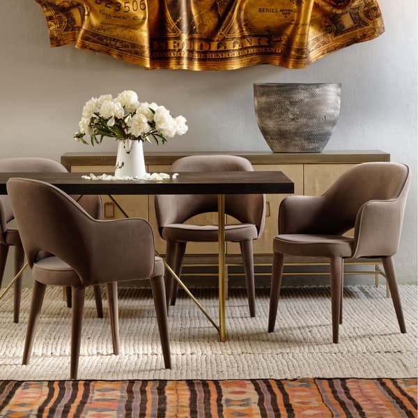 Chaise de salle à manger Xanthe Bronze/Brown/Grey | Andrew Martin - vue de détail | REMO-HOME
