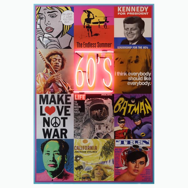 Sculpture néon Neon - The Sixties 80X120 | Andrew Martin - vue principale | REMO-HOME