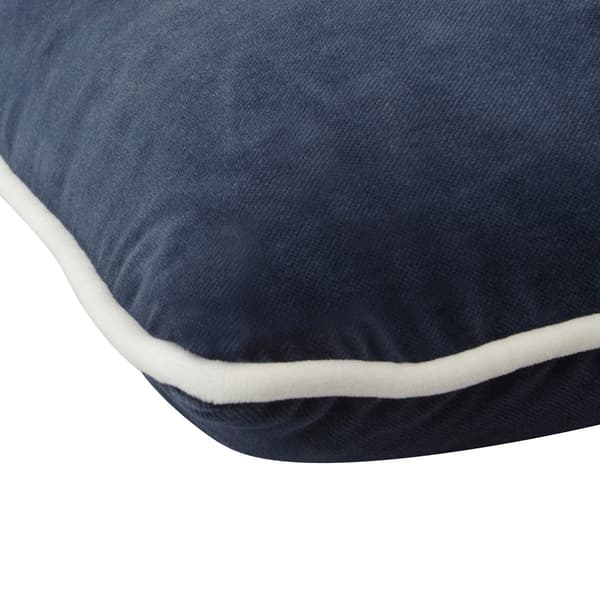 Coussin décoratif 43Csh Pelham Denim Fb Milk P Plumes durables | An... - vue de détail | REMO-HOME