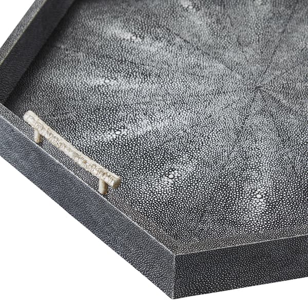 Objet décoratif Cosima Tray Grey Decorative | Andrew Martin - vue de détail | REMO-HOME