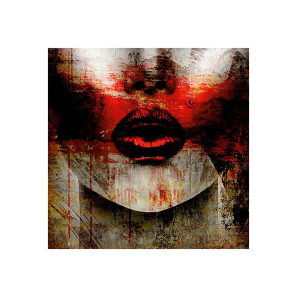 Photographie d'art Red Kiss Black/Gold/Red | Andrew Martin - vue principale | REMO-HOME