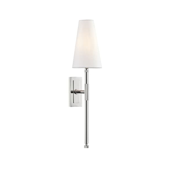 Applique murale Bowery Tapered Nickel | Andrew Martin - vue principale | REMO-HOME
