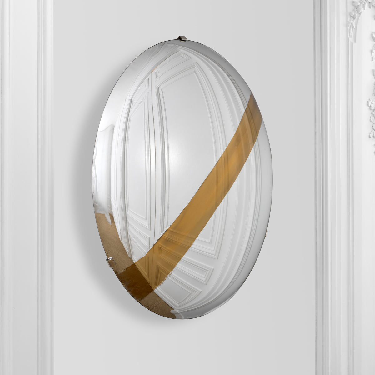 Objet mural en stries dorées avec système de suspension | Eichholtz Cleveland - vue de détail | REMO-HOME