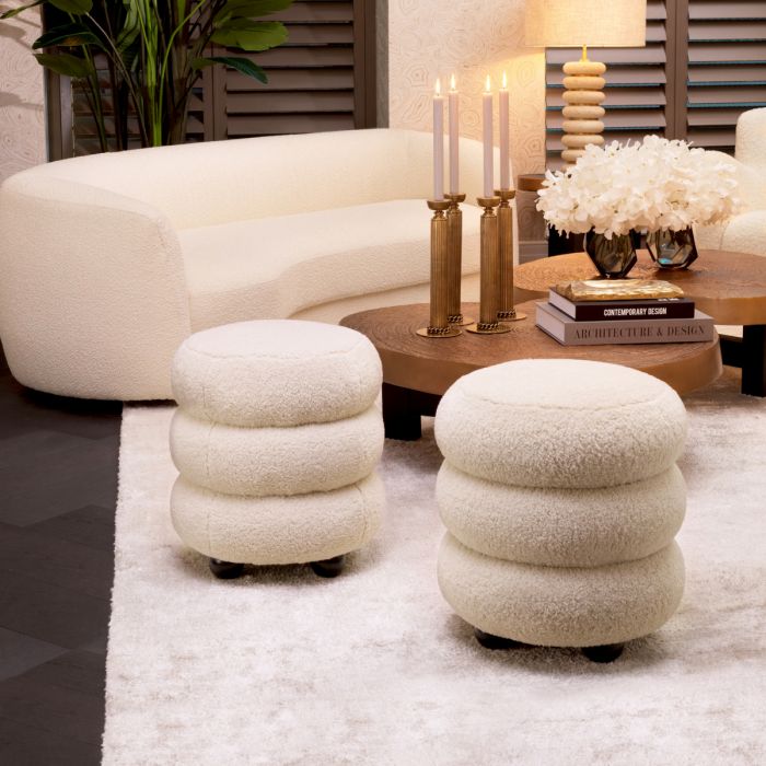 Tapis en tissu taupe 200 x 300 cm | Eichholtz Asuri