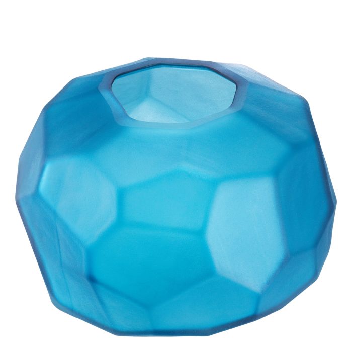 Vase en verre soufflé bleu | Eichholtz Fly