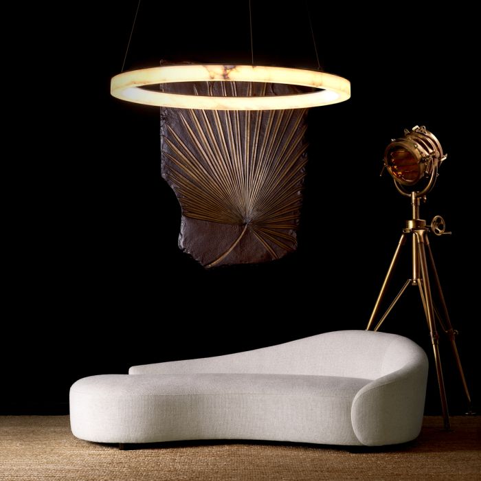 Lustre en bronze et en albâtre | Eichholtz Sankt Gallen L