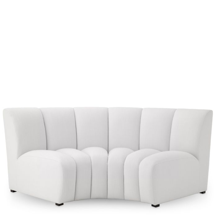 Module d'angle en tissu blanc | Eichholtz Lando