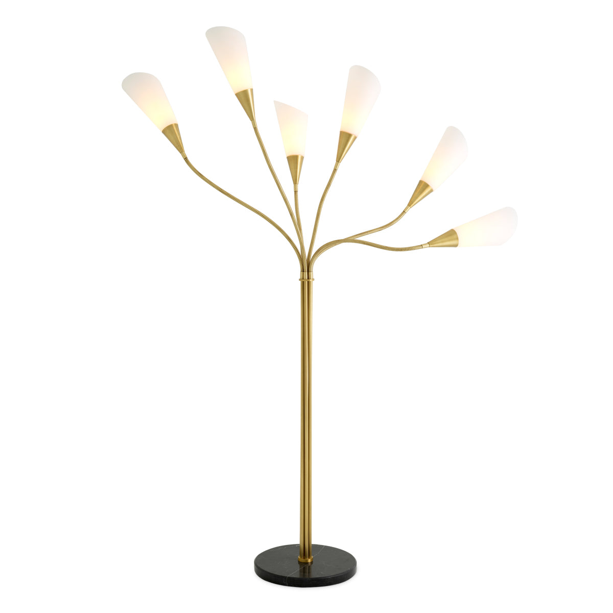 Lampadaire en laiton antique | Eichholtz Gagnon - vue de détail | REMO-HOME