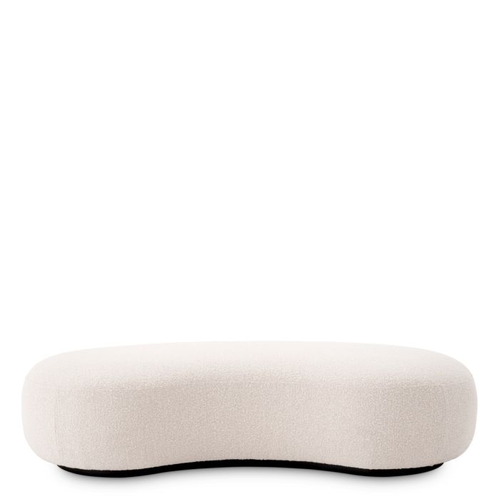 Banc bouclé crème | Eichholtz Bjorn