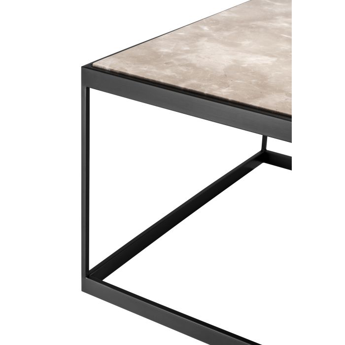 Table d'appoint en bronze et marbre beige | Eichholtz La Quinta