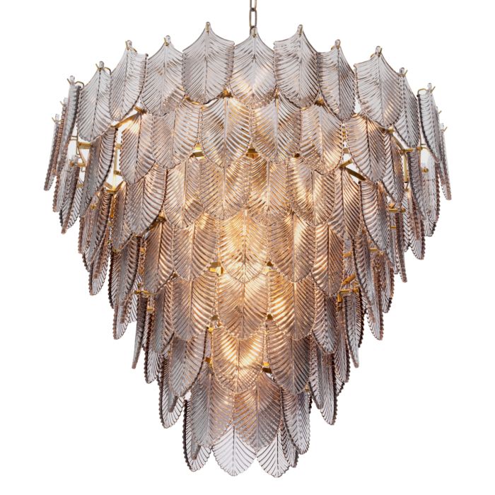 Lustre doré en verre fumé | Eichholtz Verbier L