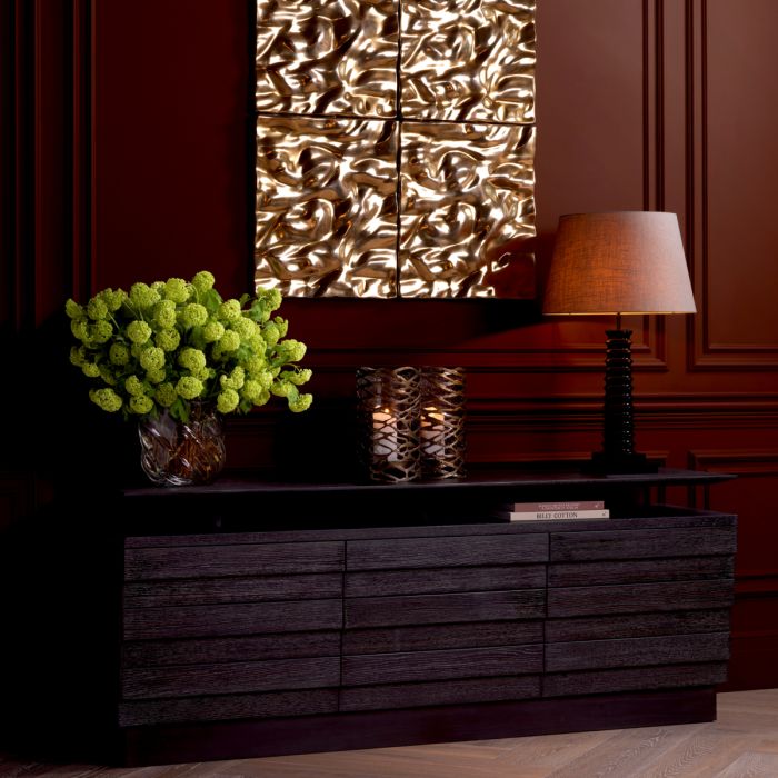 Commode en chêne gris anthracite | Eichholtz Quintino