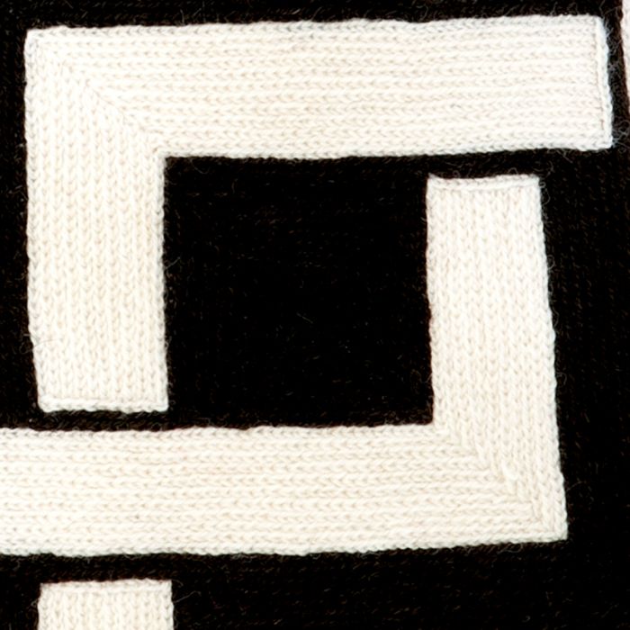 Coussin carré en en tissu noir/blanc | Eichholtz Blakes