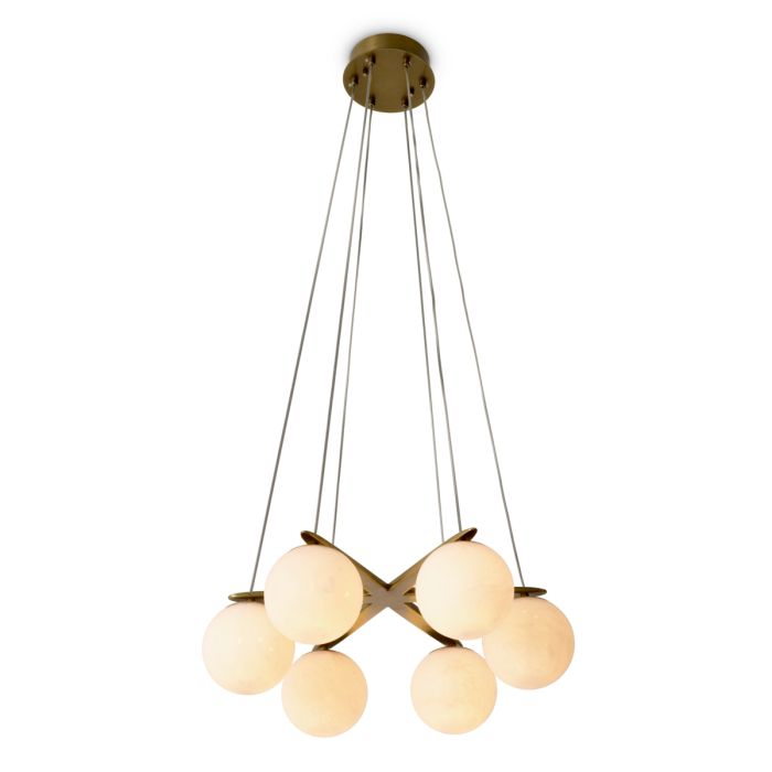 Lustre doré en albâtre | Eichholtz Morro