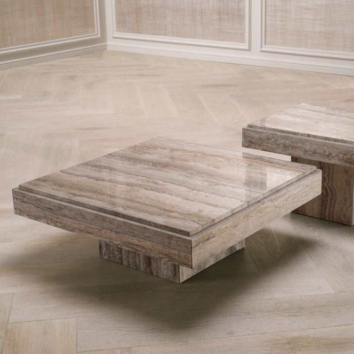 Table basse en travertin | Eichholtz Sartoria