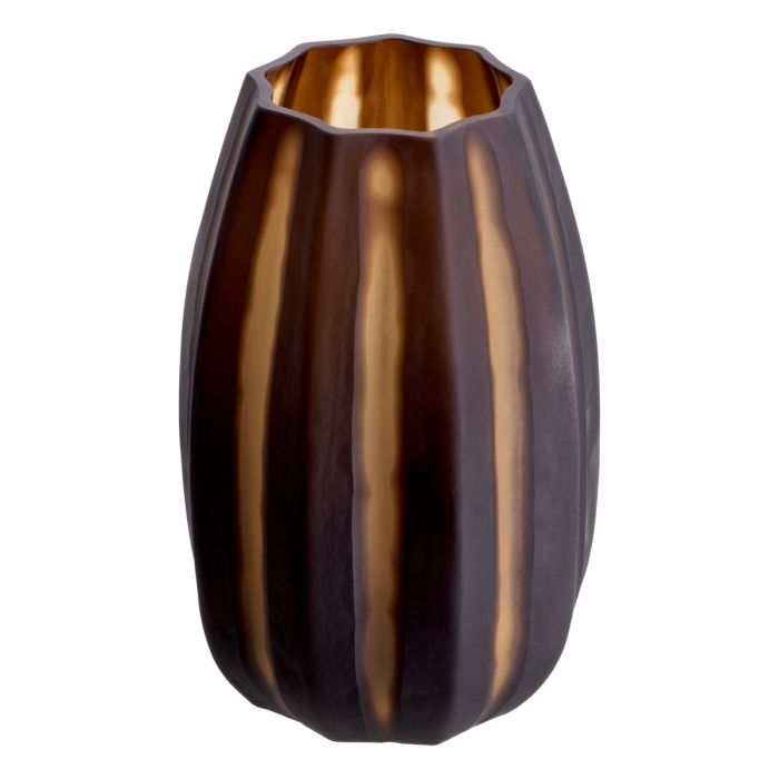 Vase en verre soufflé marron foncé | Eichholtz Tiara S