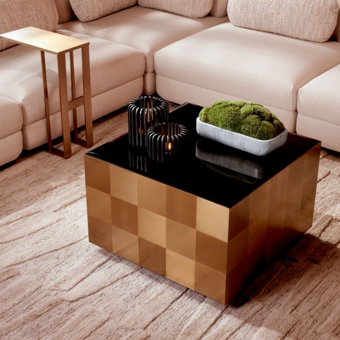 Table d'appoint en laiton brossé | Eichholtz Pierre