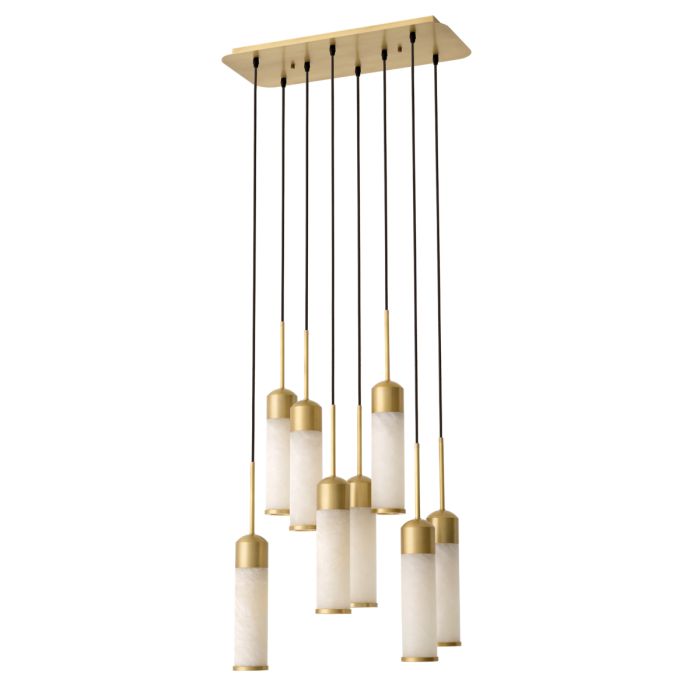 Lustre doré en albâtre | Eichholtz Eos