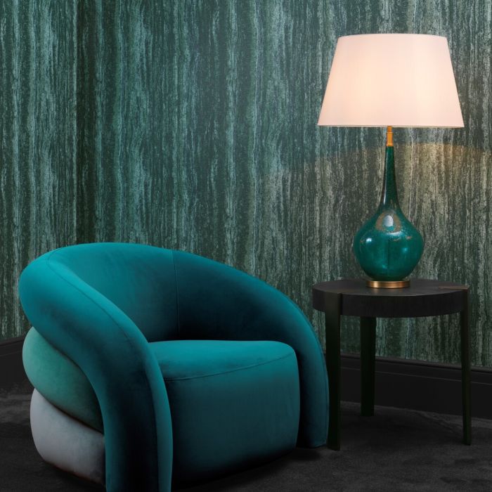 Fauteuil en velours bleu | Eichholtz Novelle