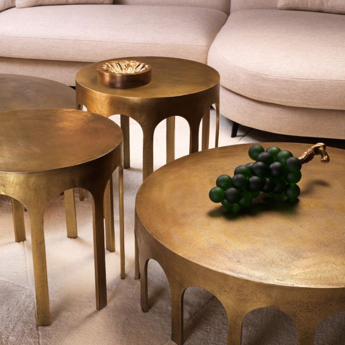Table d'appoint en laiton vieilli | Eichholtz Gardini