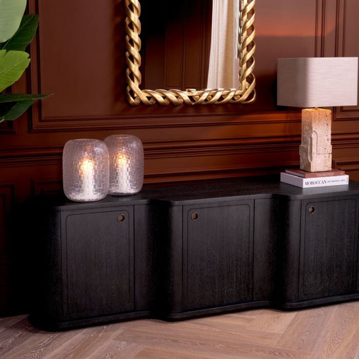 Miroir rectangulaire en métal doré | Eichholtz Casone