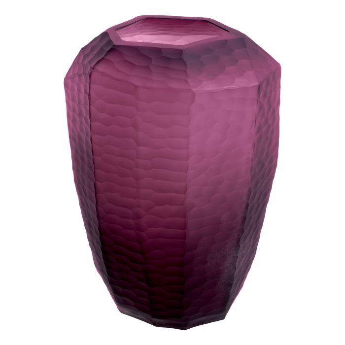 Vase en verre soufflé violet | Eichholtz Larisa