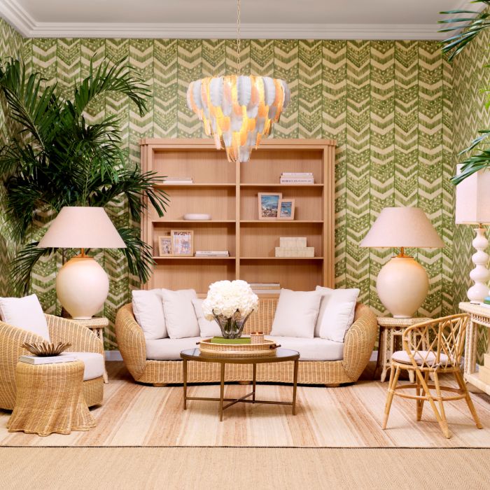 Canapé 2-3 places en rotin | Eichholtz Rafael