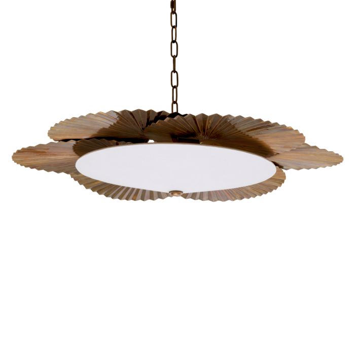 Lustre doré en laiton vieilli | Eichholtz Oriental