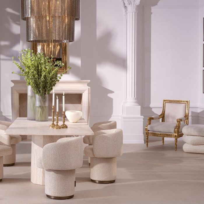 Tabouret | Eichholtz Greenwich - vue de détail | REMO-HOME