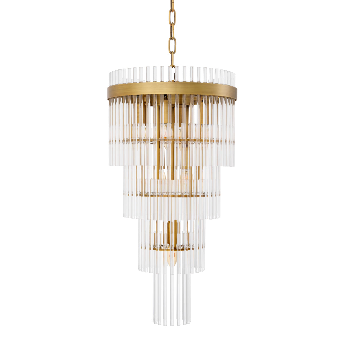 Chandelier en laiton antique | Eichholtz Yara S - vue de détail | REMO-HOME