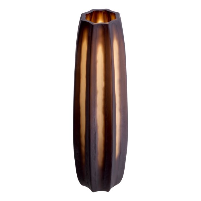 Vase en verre soufflé marron foncé | Eichholtz Tiara L