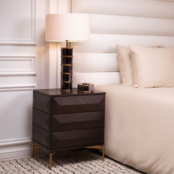 Table de chevet en chêne moka | Eichholtz Denver