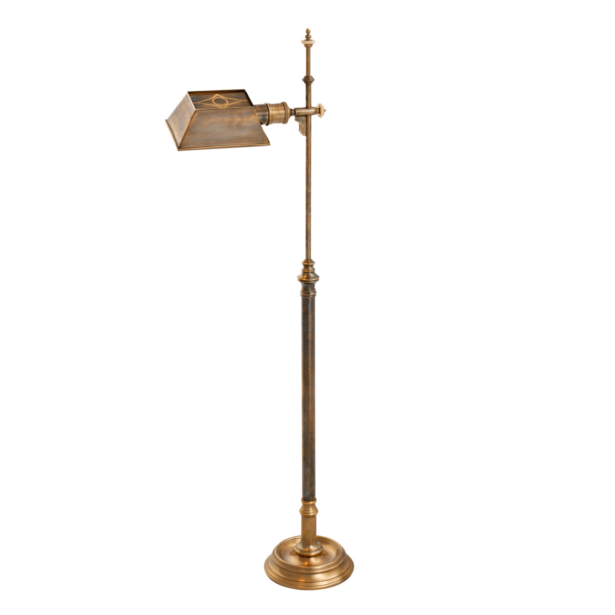 Lampe sur pied en laiton vintage | Eichholtz Charlene - vue de détail | REMO-HOME