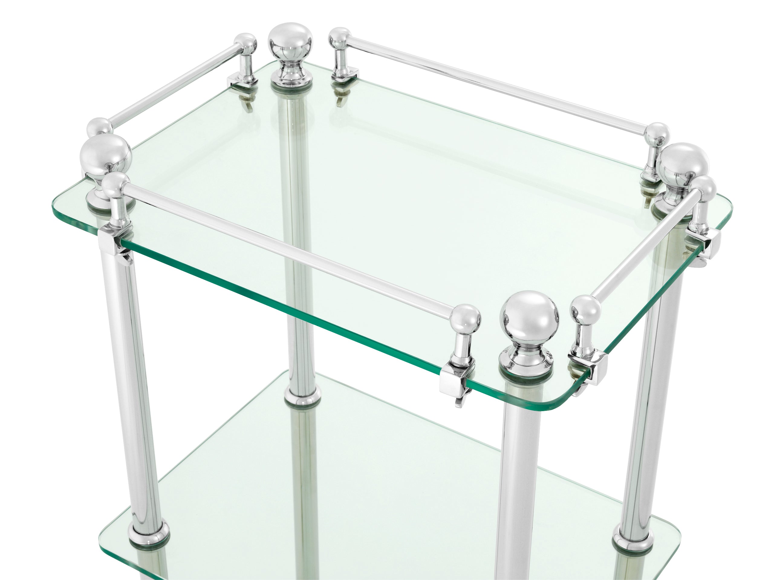 Rack de salle de bain en nickel | Eichholtz Devon - vue de détail | REMO-HOME